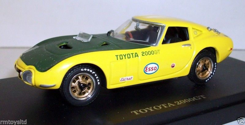 KYOSHO 1/43 - 03032Y TOYOTA 2000GT TIME TRIAL CAR YELLOW