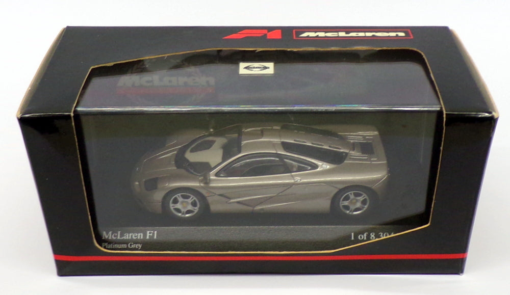 Minichamps 1/43 Scale 530 133437 - McLaren F1 - Platinum Grey