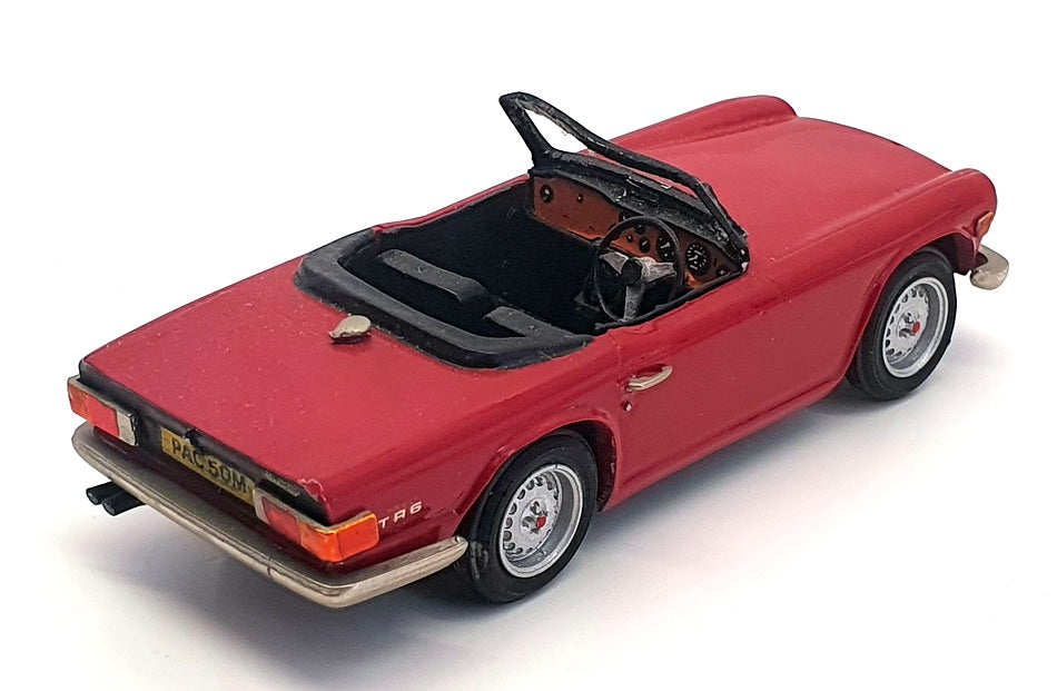 Unknown Brand 1/43 Scale UN04R - 1975 Triumph TR6 - Red