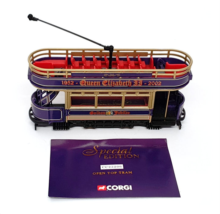 Corgi 1/72 Scale CC25206 - Queen Elizabeth II Golden Jubilee Open Top Tram