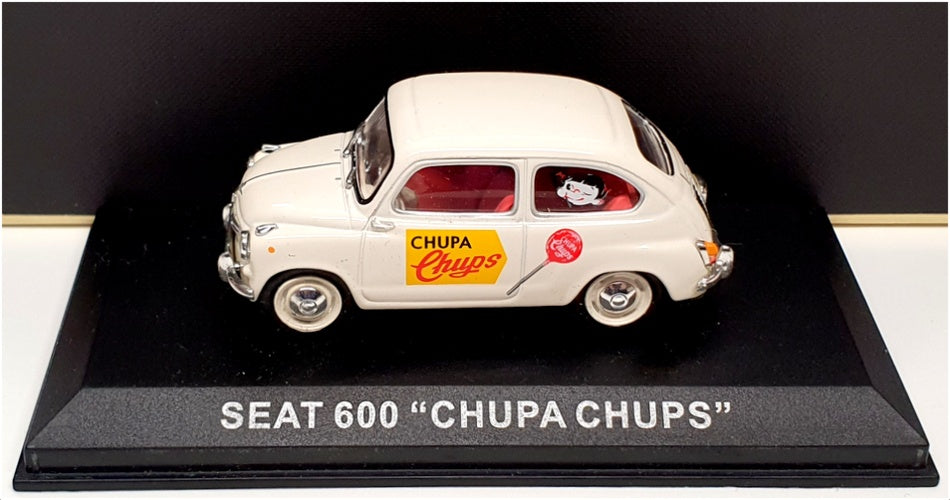 Altaya 1/43 Scale Diecast 22422F - Seat 600 "Chupa Chups" - Ivory