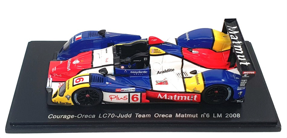 Spark Models 1/43 Scale S1427 - Courage-Oreca LC70-Judd Team Oreca #6 LM 2008