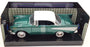 Motor Max 1/24 Scale Diecast 73228 - 1957 Chevrolet Bel Air - Green/White