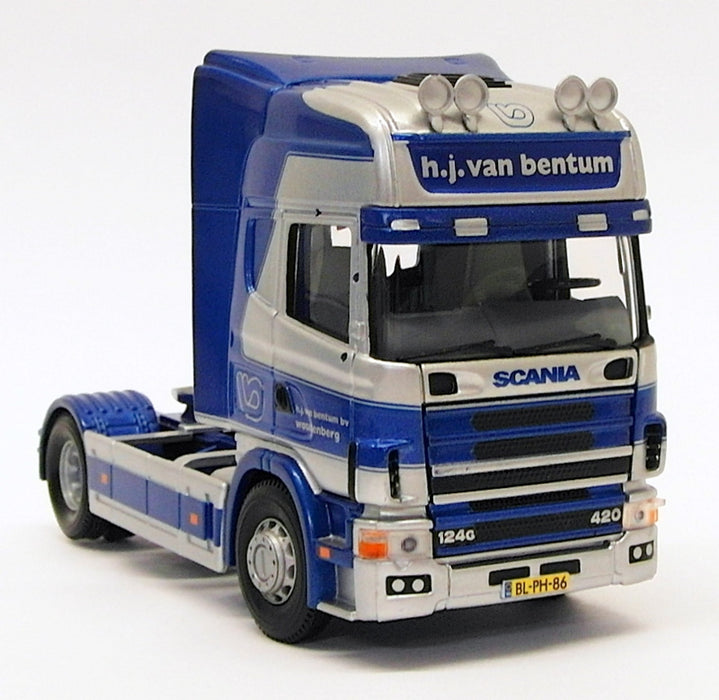 Corgi 1/50 Scale Model Truck CC12910 - Scania Topline Curtainside - Bentum