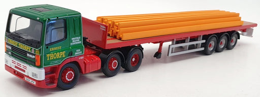 Corgi 1/50 Scale CC11805 - Leyland DAF 85 Flatbed Trailer & Steel Load