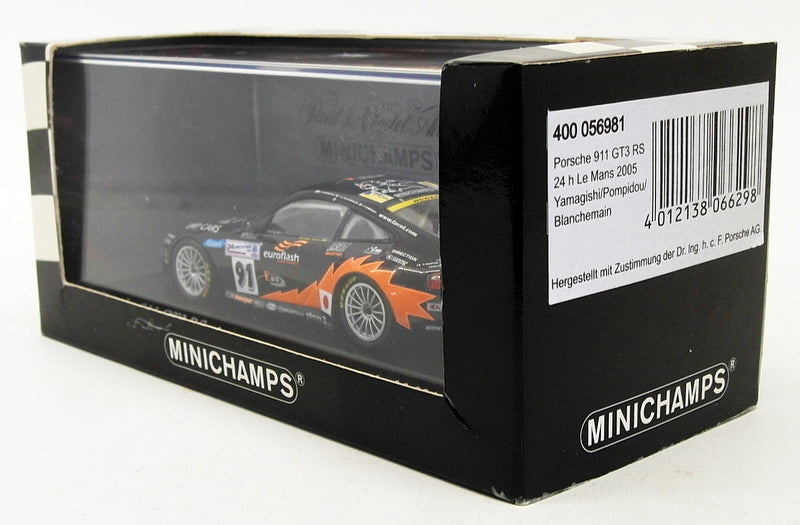 Minichamps 1/43 Scale 400 056981 - Porsche 911 GT3 RSR - 24h LM 2005