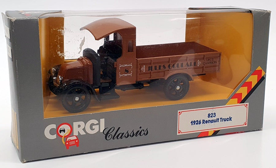 Corgi Appx 12cm Long Diecast C823 - 1926 Renault Truck - Jules Goulard