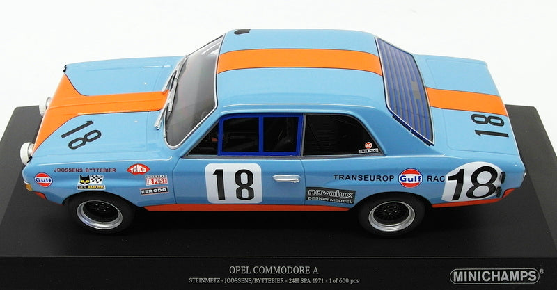 Minichamps 1/18 Scale 155 714618 - Opel Commodore A - 24H SPA 1971