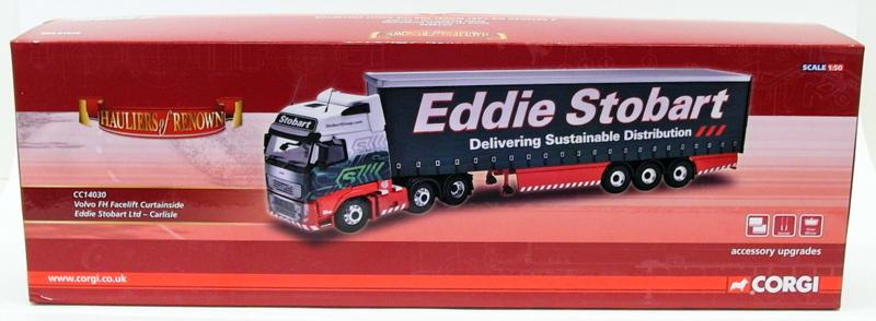 Corgi 1/50 Scale Model Truck CC14030 - Volvo FH Facelift Curtainside - Stobart