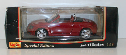 MAISTO 1/18 31878 AUDI TT ROADSTER RED