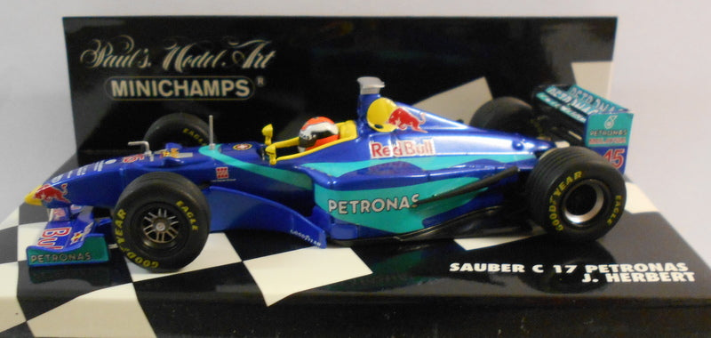 Minichamps F1 1/43 Scale - 430980015 SAUBER PETRONAS J.HERBERT