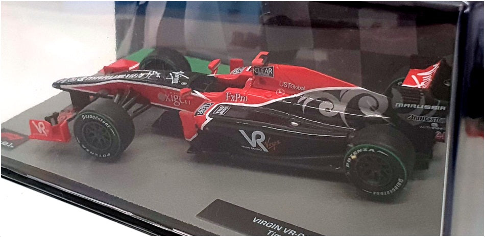 Altaya 1/43 Scale 28522 - F1 Virgin VR-01 2010 Timo Glock - Black/Red