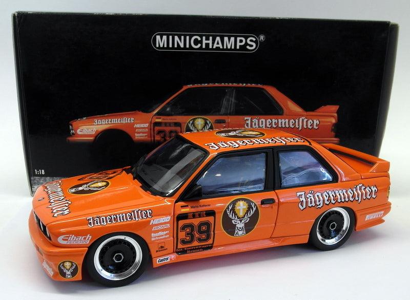 Minichamps 1/18 Scale Diecast - 180 882039 BMW M3 DTM 1988 Jagermeister