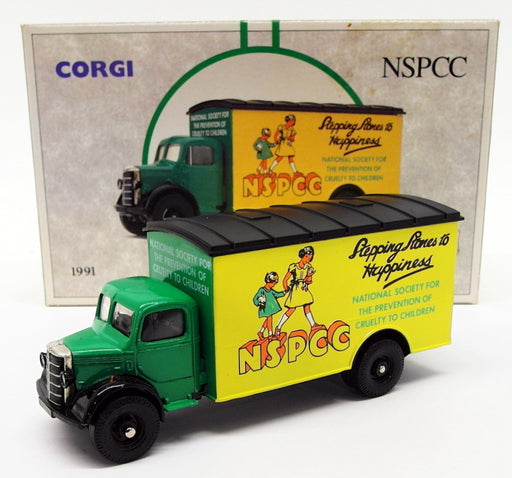 Corgi 1/50 Scale Diecast 97123 - Bedford O Series Van - NSPCC