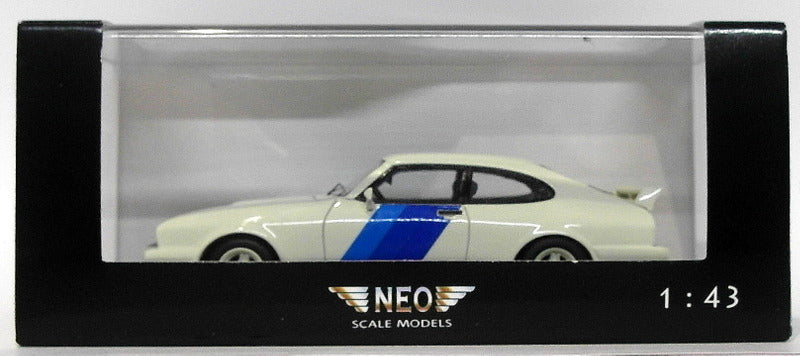 NEO 1/43 Scale Resin Model NEO43329 - Ford Capri Werksturbo - White