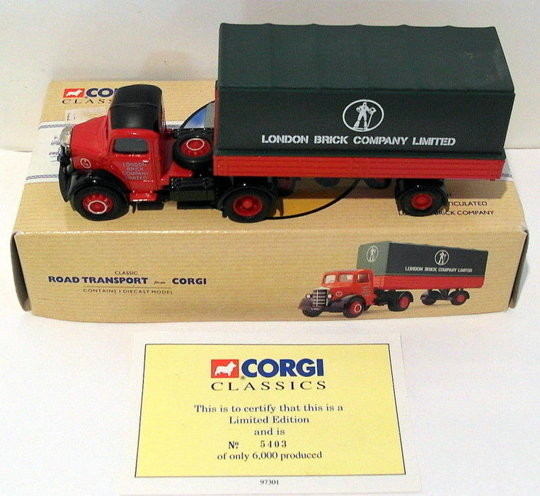 Corgi 1/50 Scale Diecast 97301 - Bedford Articulated - London Brick Company