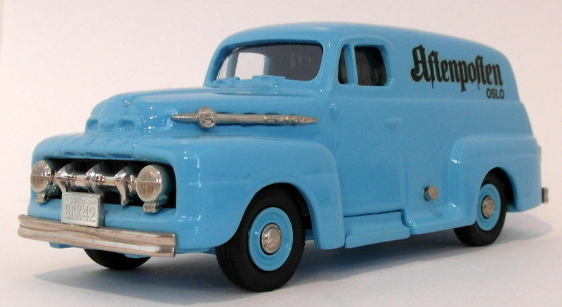 Brooklin 1/43 Scale BRK42 007  - 1952 Ford F1 Panel Delivery Van 1 Of 250 Blue