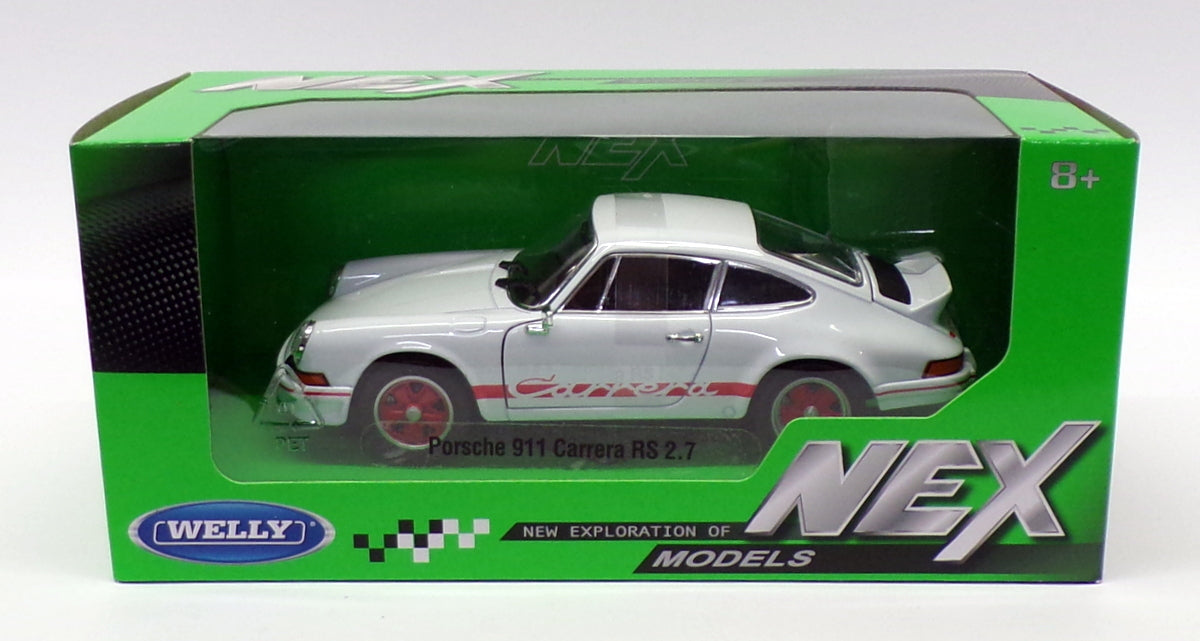 Welly 1/24 Scale Model Car 24086W - Porsche 911 Carrera RS 2.7 - White