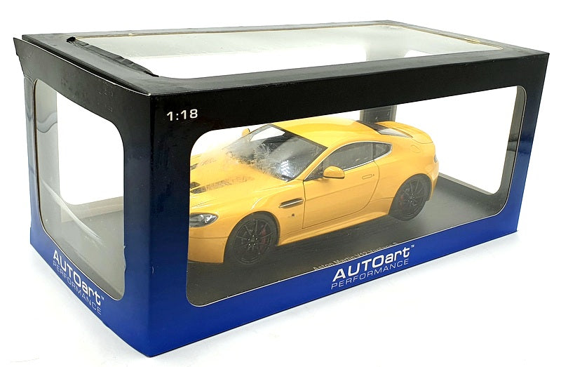 Autoart 1/18 Scale 70252 - 2015 Aston Martin V12 Vantage S - Yellow Tang