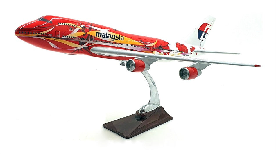 Unbranded Appx 43cm Wingspan UMAL01 - Boeing 747 Malaysia Airlines