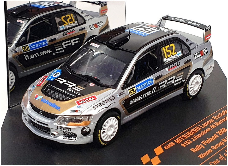 Vitesse 1/43 Scale 43409 - Mitsubishi Lancer Evo 1st Gr.N/PWRC Rally Finland '08