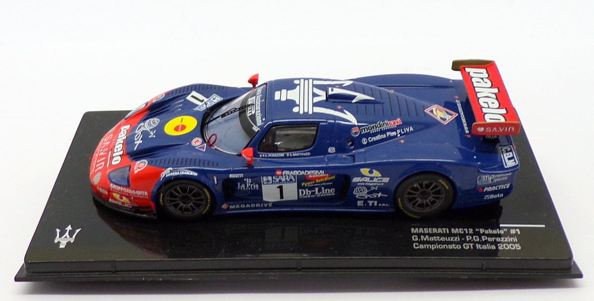 Ixo 1/43 Scale GTM061 - Maserati MC12 'PAKELO' #2 Campionato GT 2005