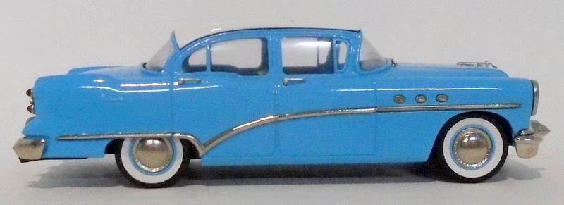 Brooklin 1/43 Scale BRK180  - 1954 Buick Special Sedan Arctic White/Malibu Blue