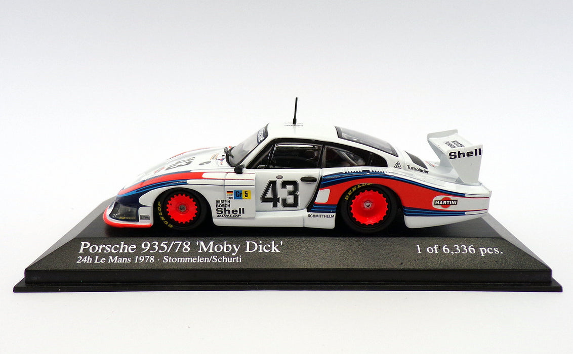 Minichamps 1/43 Scale 430 786743 - Porsche 935/78 "Moby Dick" 24h LM 1978