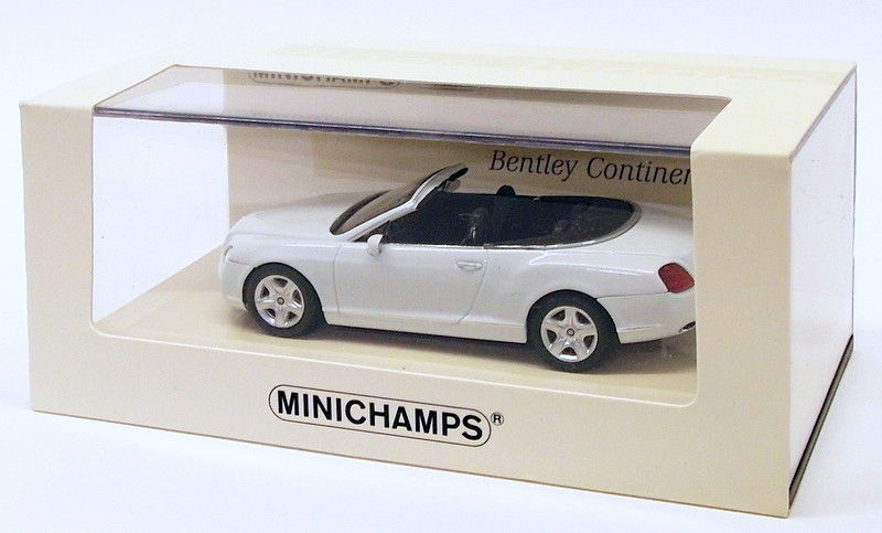 Minichamps 1/43 Scale Model Car 436 139031 - 2007 Bentley Continental GTC White