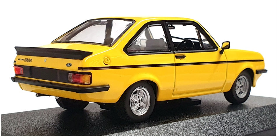 Minichamps 1/43 Scale 400 084302 - 1976 Ford Escort II RS 2000 - Yellow