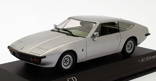 Minichamps 1/43 Scale 400 044220 - 1974-77 Opel Bitter CD - Silver