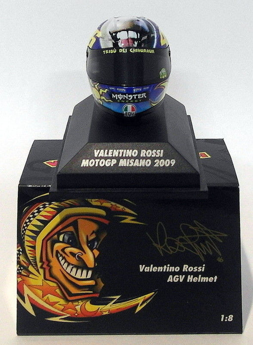 Minichamps 1/8 Scale 398 090056 - AGV Helmet Moto GP Misano 2009 V. Rossi