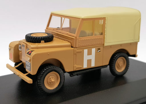 OXFORD 1/43 - LAN188002 LAND ROVER 88" CANVAS BACK - SAND MILITARY