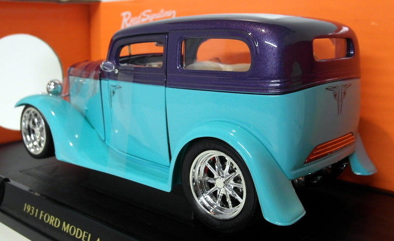 Lucky Diecast 1/18 Scale 92848 1931 Ford Model A Sedan Hot Rod Turquoise Purple