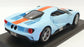 Maisto 1/18 Scale Model Diecast - 46629 - 2017 Ford GT Gulf - Light Blue