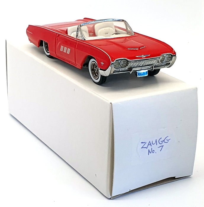 Zaugg Models Empire 1/43 Scale No.7 - 1963 Ford Thunderbird Sport Roadster - Red