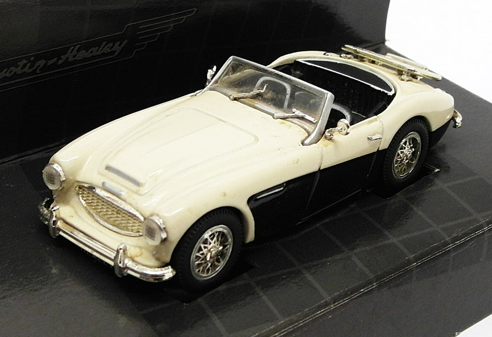 Corgi 1/43 Scale 02501 - Austin Healey Open Top - Black/White