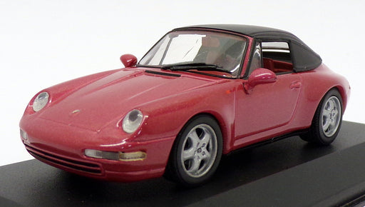 Minichamps 1/43 Scale 430 063042 - 1994 Porsche 911 Cabrio - Met Red