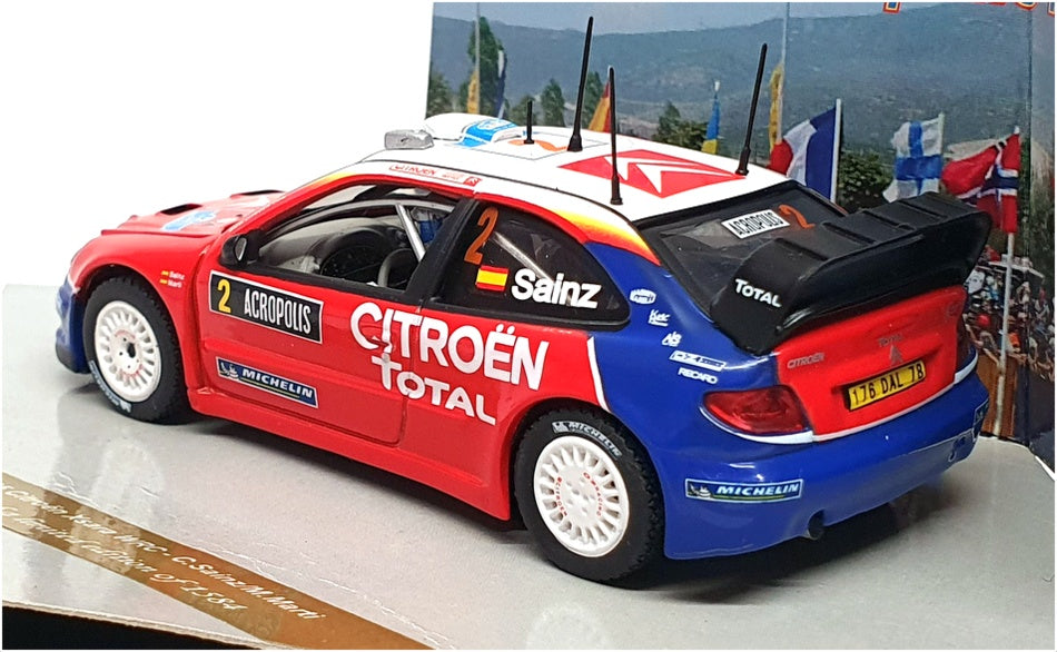 Vitesse 1/43 Scale 43225 - Citroen Xsara WRC #2 Acropolis Rally 2005 - Red/White