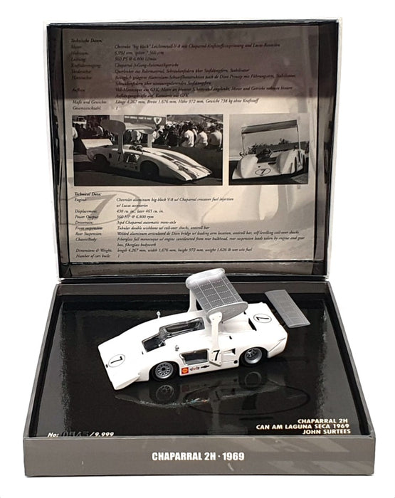 Minichamps 1/43 Scale 436 691497 - Chaparral 2H Can Am Laguna Seca 1969 Surtees