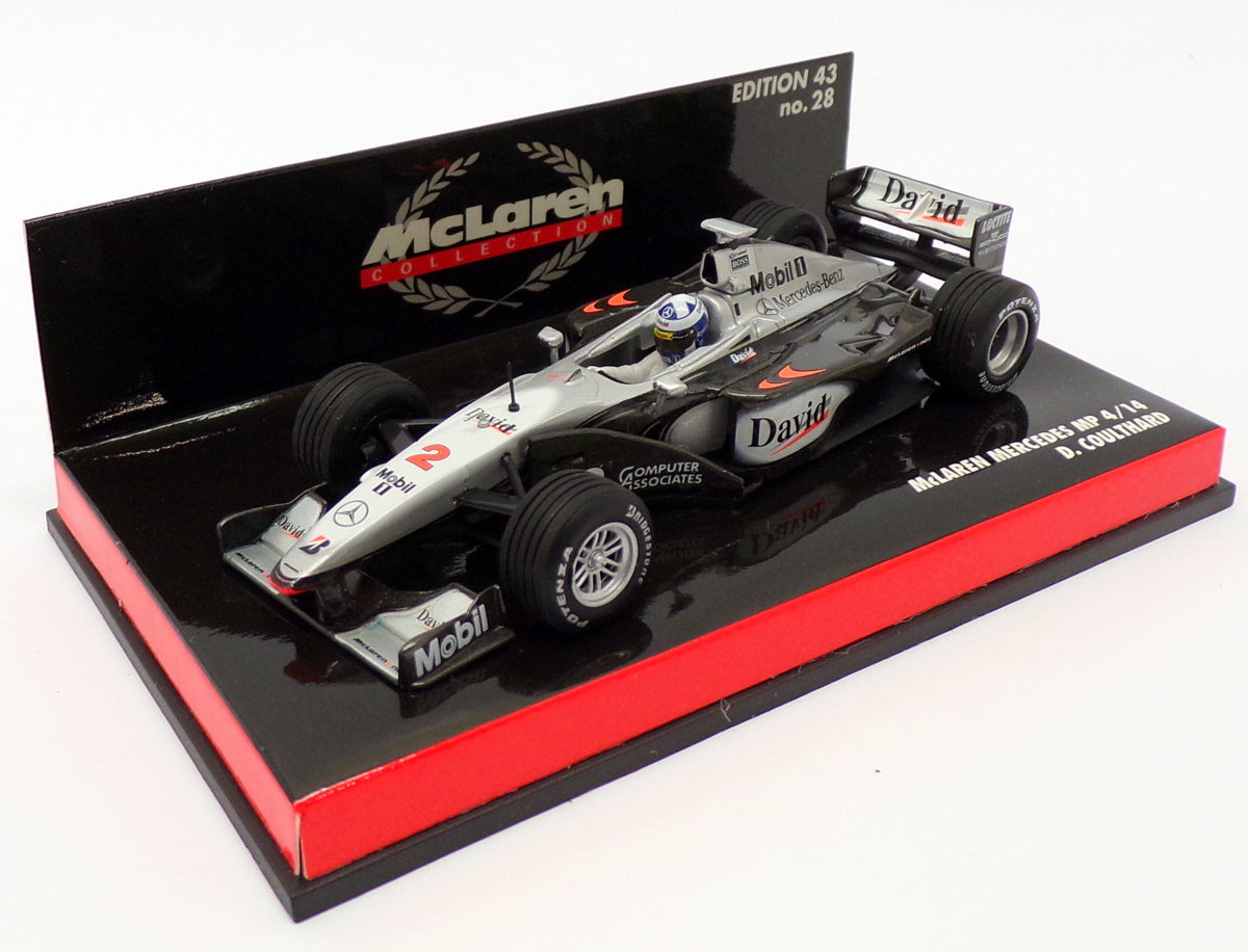 Minichamps 1/43 Scale 530 994302 - F1 McLaren Mercedes MP4/14 - #2 D.Coulthard