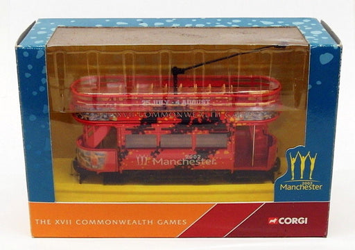 Corgi Appx 1/76 Scale CC25208 Open Top Tram - Commonwealth Games Manchester 2002