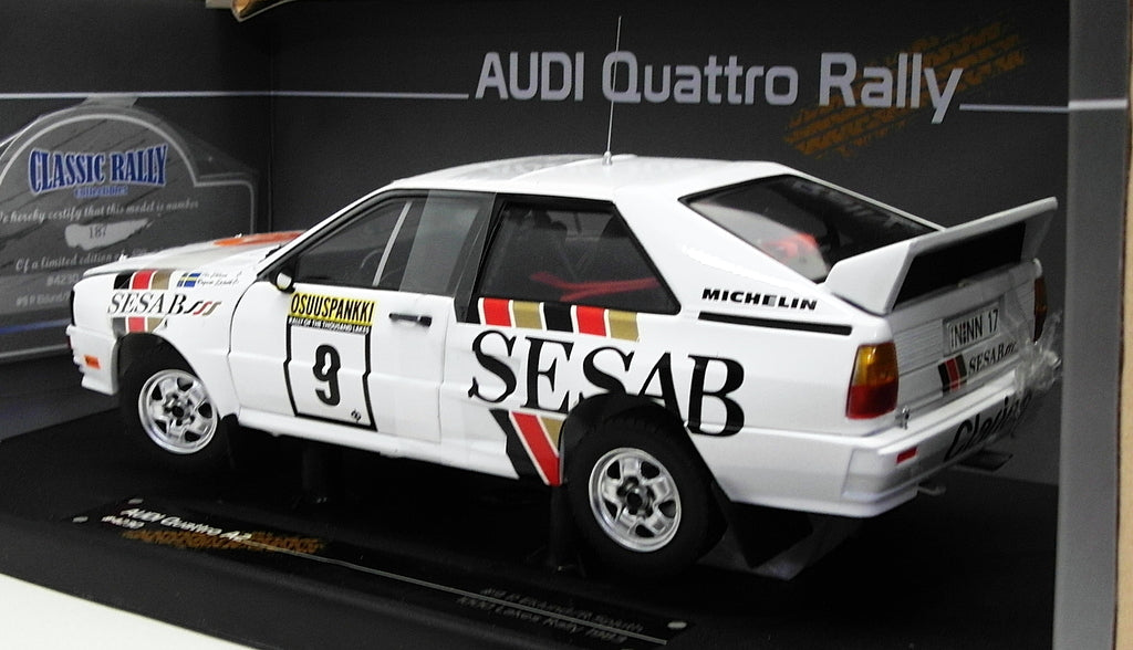 Sun Star 1/18 Scale Diecast 4230 - Audi Quattro A2 - 1000 Lakes Rally 1983