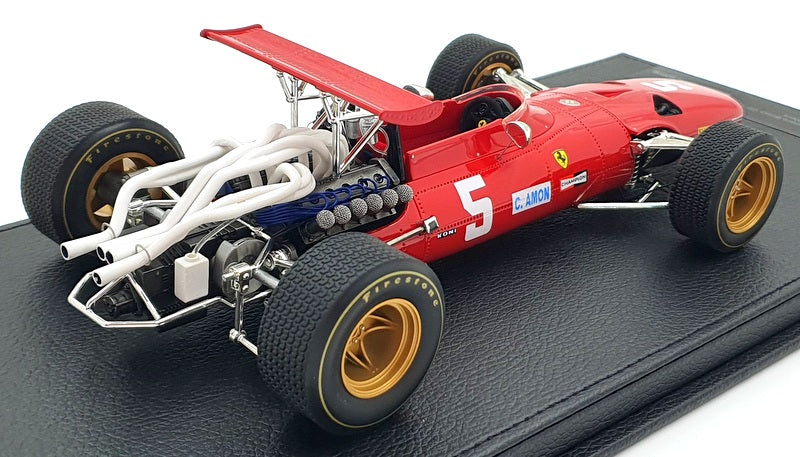 GP Replicas 1/18 Scale Resin GP112A - Ferrari 312 1968 #5 C.Amon