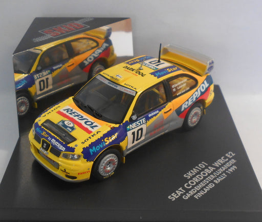 Skid 1/43 Scale Diecast Model SKM101 SEAT CORDOBA WRC GARDEMEISTER FINLAND 99