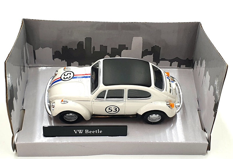 Cararama 1/43 - 4-11840 - VW Beetle - Herbie #53 - White