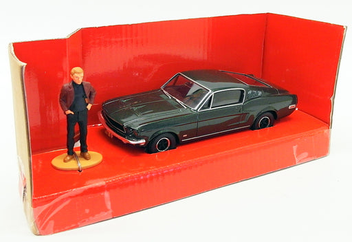 Corgi 1/36 Scale CC05901 - 1968 Ford Mustang & Resin Figure  - Bullitt