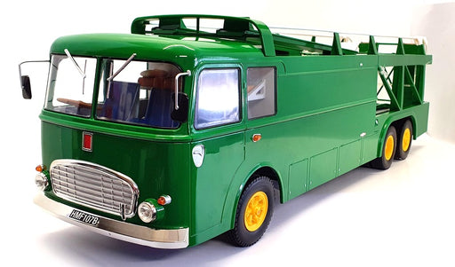 Norev 1/18 Scale 187702 - 1970 Fiat Bartoletti 306/2 Racing Transporter - Green