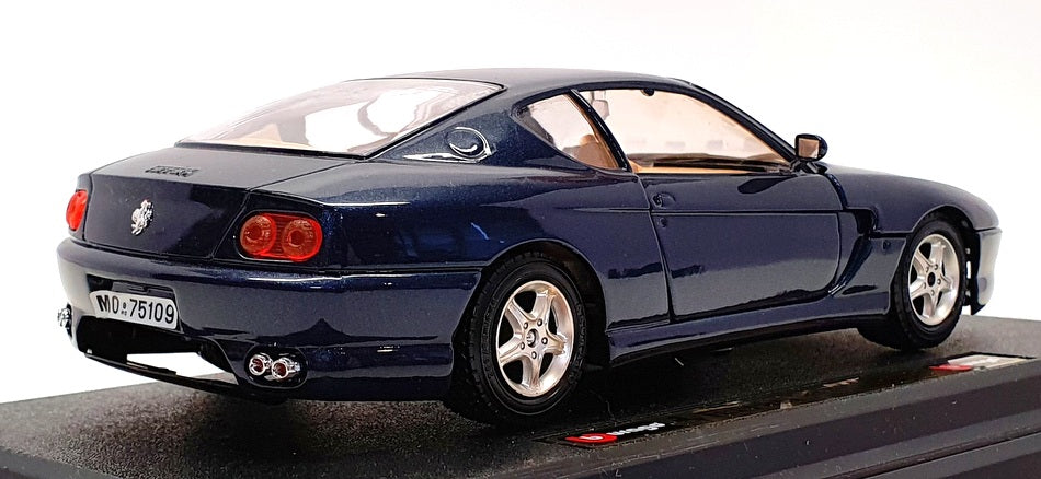 Burago 1/25 Scale Diecast 1536 - 1992 Ferrari 456GT - Met Blue