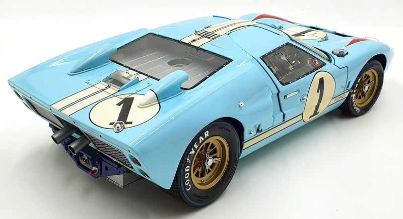 Exoto 1/10 Scale Diecast 10011 - Ford GT40 MKII 1966 #1 K.Miles - Blue/Red